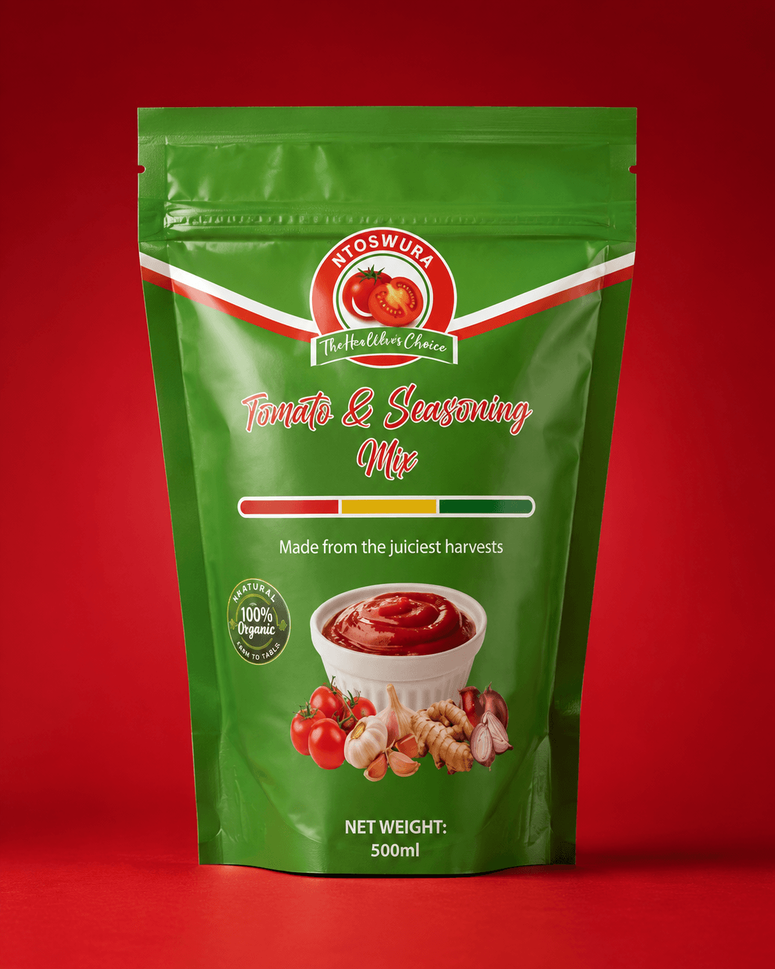 Ntoswura Tomato & Seasoning Mix - Premium Ghanaian Cooking Essential