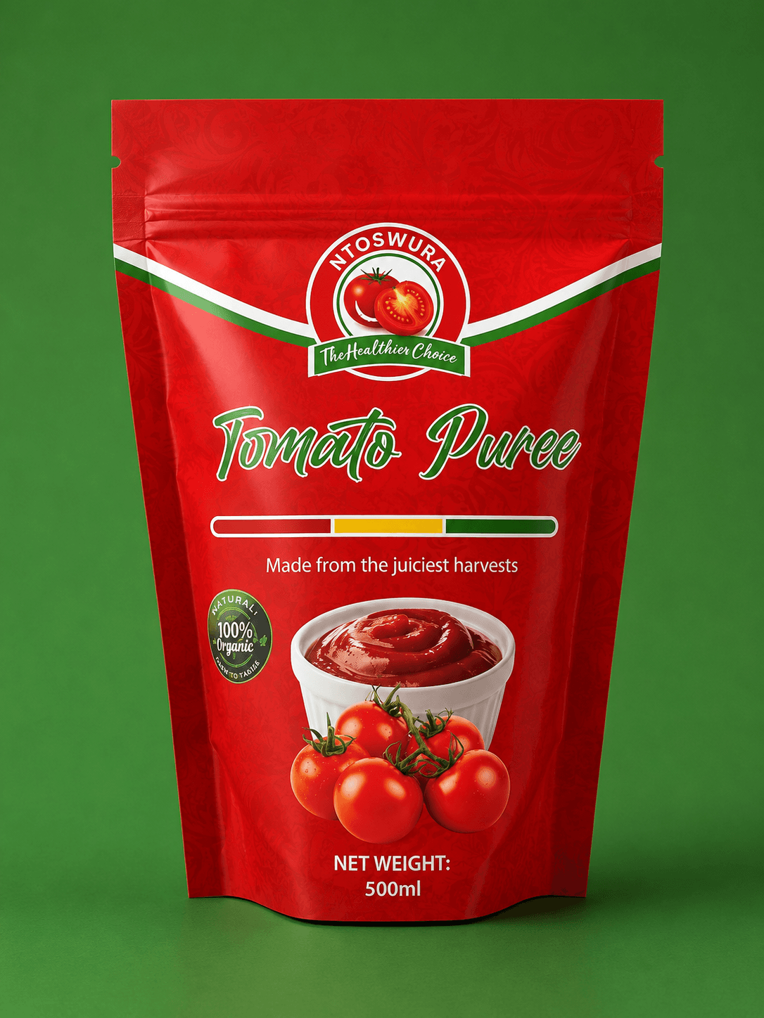 Ntoswura Tomato Puree - Premium Ghanaian Cooking Essential